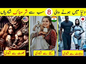 8 Most Famous Weddings that shocked the World | 8 Most Weird Weddings in the World