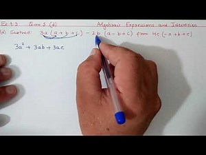 Ex.8.3 Q.5 {c}{d} Chapter:8 Algebraic Expressions and Identities | Ncert Maths Class 8 | Cbse.