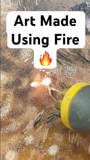 I Made Art Using Fire 🔥
