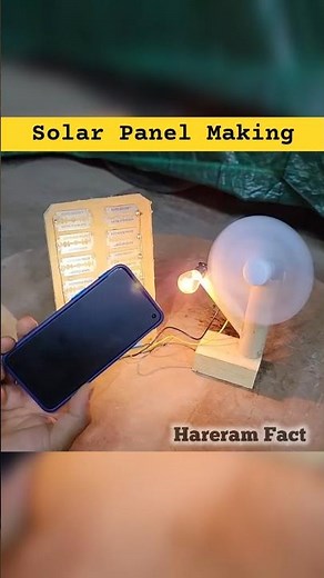 How To Make A Solar Panel That Works । Solar Panel Making Using Razor Blades । #solarpanels