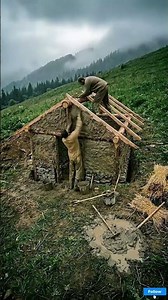 Building an Ancient Mountain Dugout Clay #bushcraft #transformation #construction #bushcraft
