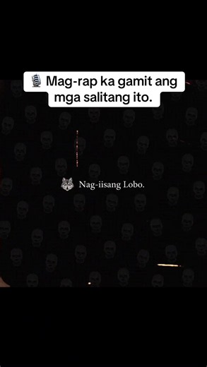 🎙️ Mag-rap ka gamit ang mga salitang ito. Freestyle rap beat 🥷🎤🔥 #music #beats #Rap #freestyle #HipHop