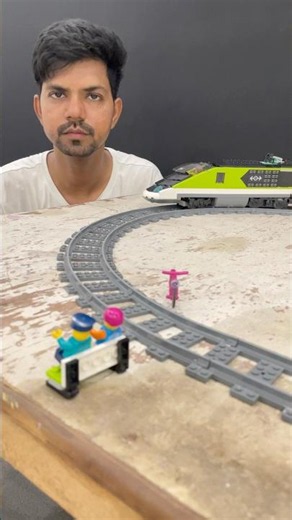 Lego High Speed Passenger Train What Speed Stop Train On Tracks