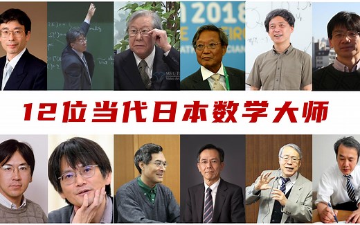 12位当代日本数学大师