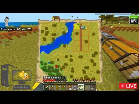 MINECRAFT Bedrock Edition Live Day 17 V-3 {INDIAN SAFEST WORLD IN FUTURE} [In PC] @alowkito