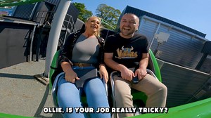 6.3K views · 50 reactions | Introducing Rollercoaster Interviews with Josie Gibson!  What's it like being the Operations Manager of Drayton Manor? Ollie tells all. Wanna ride the "big, green, scary rollercoaster"? Grab your tickets now https://fal.cn/CoasterInterviews | Drayton Manor | Facebook
