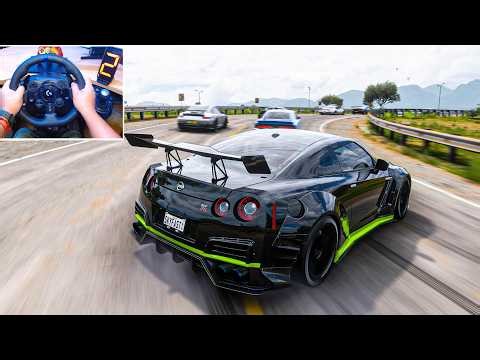 1049HP Nissan GTR NISMO vs Super Cars - Forza Horizon 5 | Logitech G923 Steering Wheel