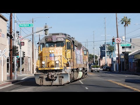 Union Pacific’s Torrance Local LOW10 with GP40P-2 on Point! 12/17/2024