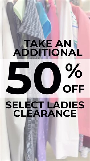 Fiddler's Green Golf Center | For a limited time, take an additional 50% off of select women’s clearance items! ⛳️ This includes some of your favorite brands like Nike,... | Instagram