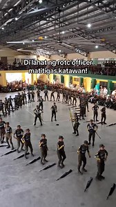 CBSUA Sipocot ROTC Officers Silent Drill Performance