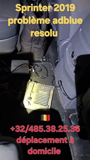 sprinter dépannage adblue problème