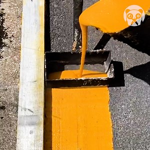 9.6M views · 10K reactions | Satisfying process of painting road signs | Crafty Panda | Facebook