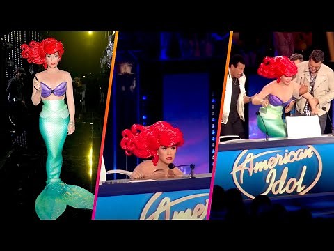 Katy Perry FALLS on American Idol