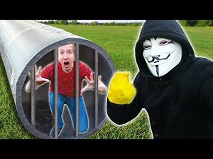 PROJECT ZORGO TOOK My CAMERA & TRAPPED ME in HIDDEN TUNNEL (Hacker Trivia Escape Room Challenge)