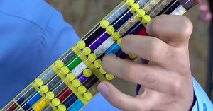 Father and Son Create World's First LEGO Microtonal Guitar