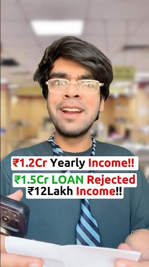 ₹1.2Crore Income. ₹1.5Cr Lakh Rejected #finance #shorts