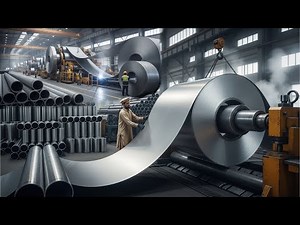 From Raw Steel to Stainless Steel Pipes | Manufacturing Process |