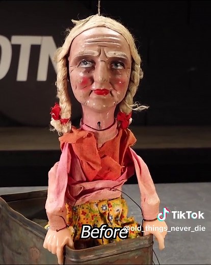 Old Marionette Restoration #restoration #diy #vintagetoys