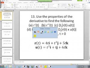 Calculus III: Differentiation and Integration of Vector-Valued Functions