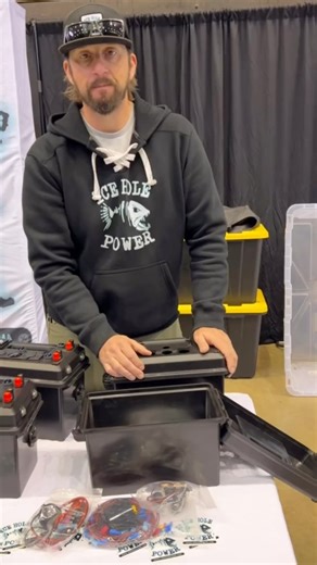 Give the gift of time and memories with your child or grandchild. Our DIY Power Box isn’t just a great product- it’s also an activity you can enjoy building side by side with your child or grandchild. The kit has it all with a great YouTube link that walks you thru all the steps. Build it proudly together and use on the ice. At Fish House Supply, we believe fishing is more than the catch- it’s about the stories, traditions and time spent together. www.fishhousesupply.com | Fish House Supply