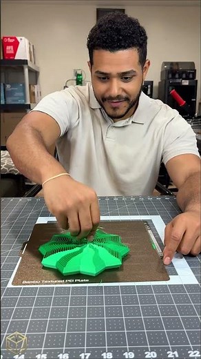 3D Printed Sensory Fidget Star | Stress Relief & Satisfying Toy ⭐💚