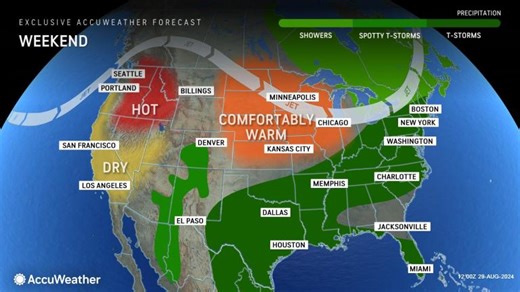 Labor Day weather: Where storms will spoil unofficial end of summer