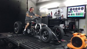 We got a Motec M130 ecu and drag package on Nates turbo Hayabusa Quad now. Lucas dialing in the Auto shift feature. Should be a little quicker ;). | English Racing