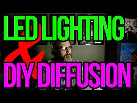 The CHEAP DIY Hack to diffuse your LED Lights