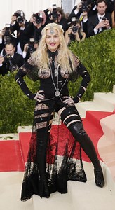 Madonna Sets Pulses Racing with Steamy Pictures as She Poses in Black Lace Lingerie