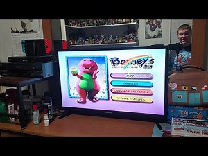 Menu Walkthrough Of Barney's Great Adventure The Movie DVD From 2003 (2016 Reprint)🦖🚜