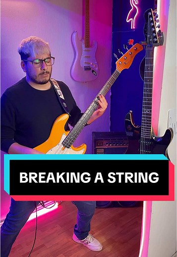 Breaking a Bass String: An Unexpected Challenge