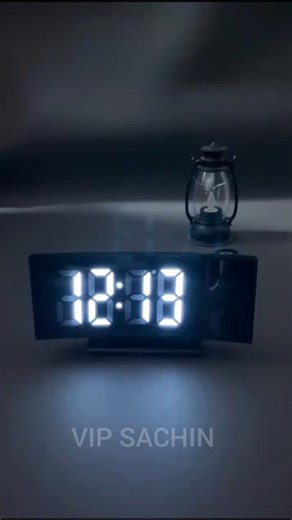 This Clock is like the future! Projection Smart Gadget 🔥 #VIPSachin #MultiFunctional