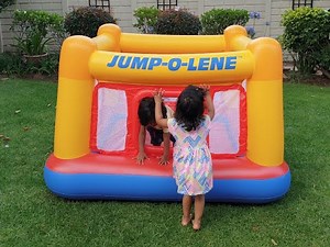Jumpolene | Unboxing and assemble | My Twins loving it | Reviews | Playhouse