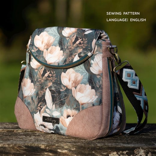 Crossbody Bag Sewing Pattern, Melody Crossbody Bag, ENGLISH Pattern - Etsy