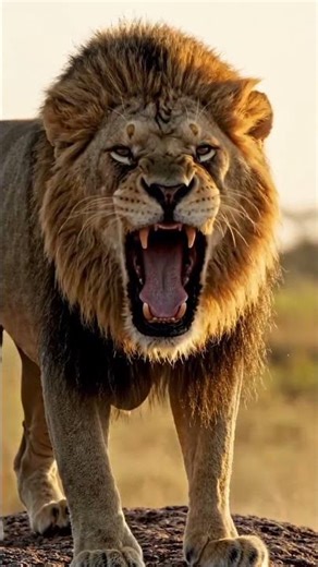 Majestic Roaring Lion | Ultra HD AI Video