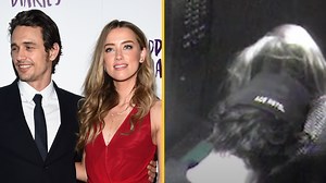 Court shown private elevator moment between Amber Heard and James Franco