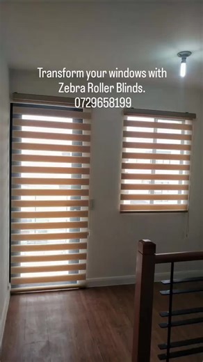 Upgrade Your Space With Modern Zebra Blinds! ✨ Looking for a stylish window solution that gives you light control, privacy, and a luxurious modern look? Our premium zebra blinds are the perfect choice for living rooms, kitchens, offices, and bedrooms. ✔️ Dual-layer design for adjustable light ✔️ Sleek, modern, and elegant ✔️ Perfect for both home & office spaces ✔️ Durable, easy to clean & long-lasting ✔️ Custom-made to fit any window Zebra blinds instantly transform your interiors, giving your 