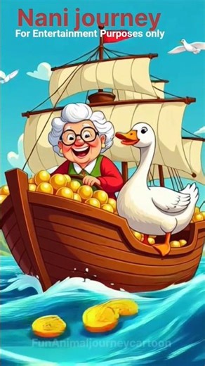 . "नानी और हंस की दर्दनाक कहानी 😢🪿 | Golden Egg Story"#shorts_ #moralstories #nani