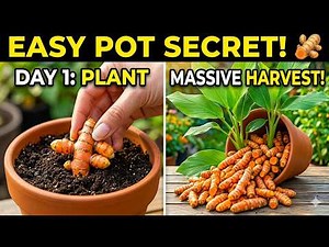 How to Grow Turmeric in Pots: Complete Guide to Massive Harvests! 🫚