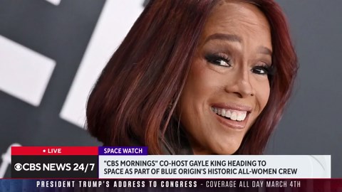 Gayle King on her historic, all-women flight to space