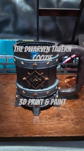 Dwarven Tavern Coozie - 3D Print & Paint