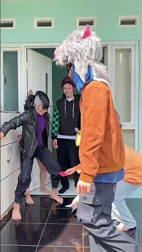 Part 2 : Demon Slayer main Squid Game #demonslayercosplay