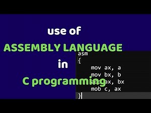 Assembly Language in C programming || Assembly language sum in C