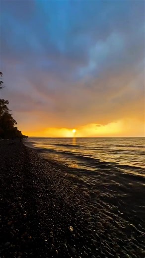 #keweenawpeninsula #sunset #lakesuperior #nature #fyp