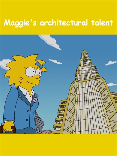 Maggie had been a genius since childhood.#fyp #fypシ #thesimpsons #cartoon #usa