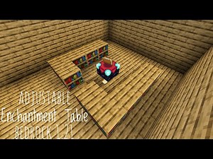 Adjustable Enchantment Table / Minecraft Bedrock 1.21