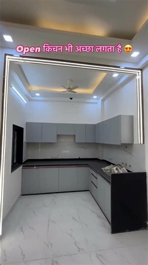 Open Kitchen That Looks Absolutely Stunning 🤍✨