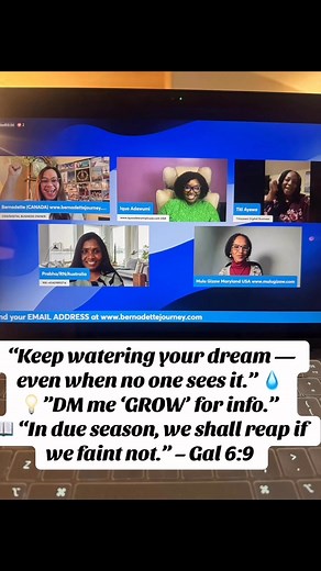 “It’s not that it’s not working — it’s just not blooming yet.” “I used to think my effort was wasted… until I realized roots grow before fruits show.”  “Keep watering your dream — even when no one sees it.”  ”DM me ‘GROW’ for info.”  “In due season, we shall reap if we faint not.” – Gal 6:9 | Iquo Digital Business Consultant | Facebook