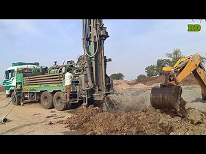 borewell | 80 फीट पे फुल पानी | J C B MACHIN | Indian machine | Radhika drilling