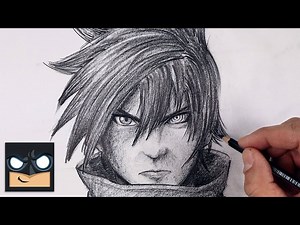 How To Draw Sasuke | Sketch Tutorial - Videos For Kids